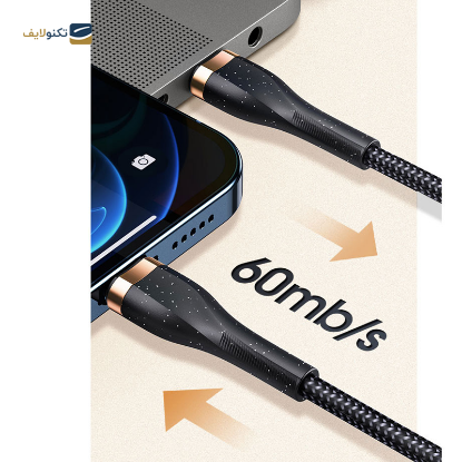 کابل تایپ سی به لایتنینگ یوسمز مدل US-SJ489 طول 1.2 متر - Usams US-SJ489 USB-C to Lightning Cable 1.2m