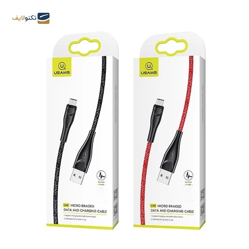کابل میکرو یو اس بی یوسمز مدل US-SJ399 طول 3 متر - Usams US-SJ399 USB to MicroUSB Cable 3m