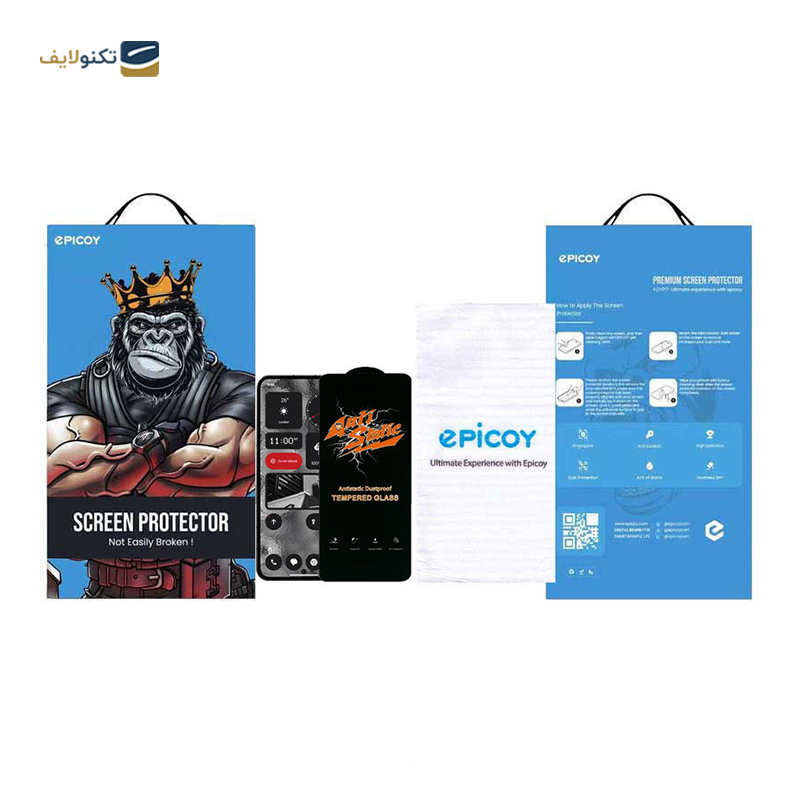 گلس گوشی ناتینگ 2 اپیکوی مدل Antistatic Dustproof - Epicoy Antistatic Dustproof Nothing Phone 2 Screen Protector