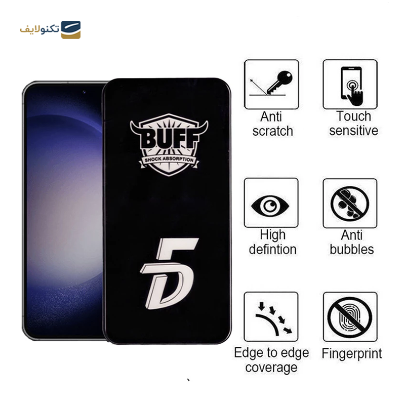 گلس گوشی سامسونگ Galaxy S23 FE - A54 بوف مدل F33-G - BUFF F33-G Samsung Galaxy S23 FE - A54 Screen Protector