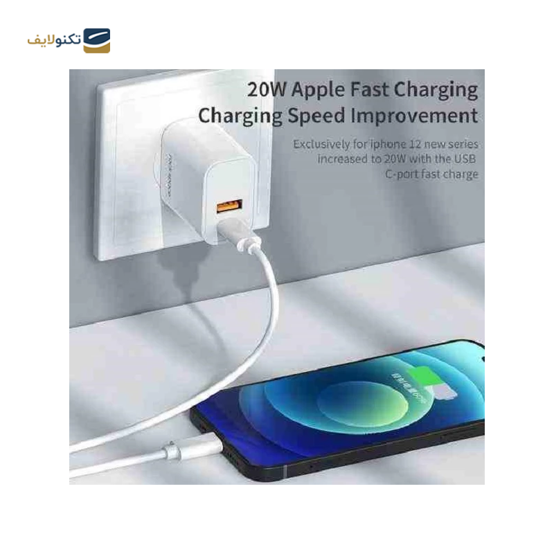 شارژر دیواری راک اسپیس مدل T43 توان 20 وات - Rock Space T43 20 watts wall charger