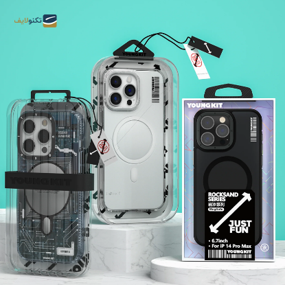 قاب گوشی سامسونگ Galaxy S24 Ultra یانگ کیت مدل Futuristic Circuit Magsafe - YOUNGKIT Futuristic Circuit Magsafe Cover For Samsung Galaxy S24 Ultra