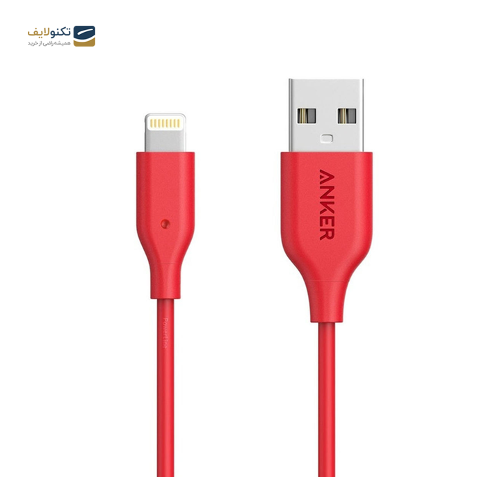  کابل لایتنینگ انکر مدل A8012 طول 0.9 متر - Anker A8012 USB to Lightning Cable 0.9m