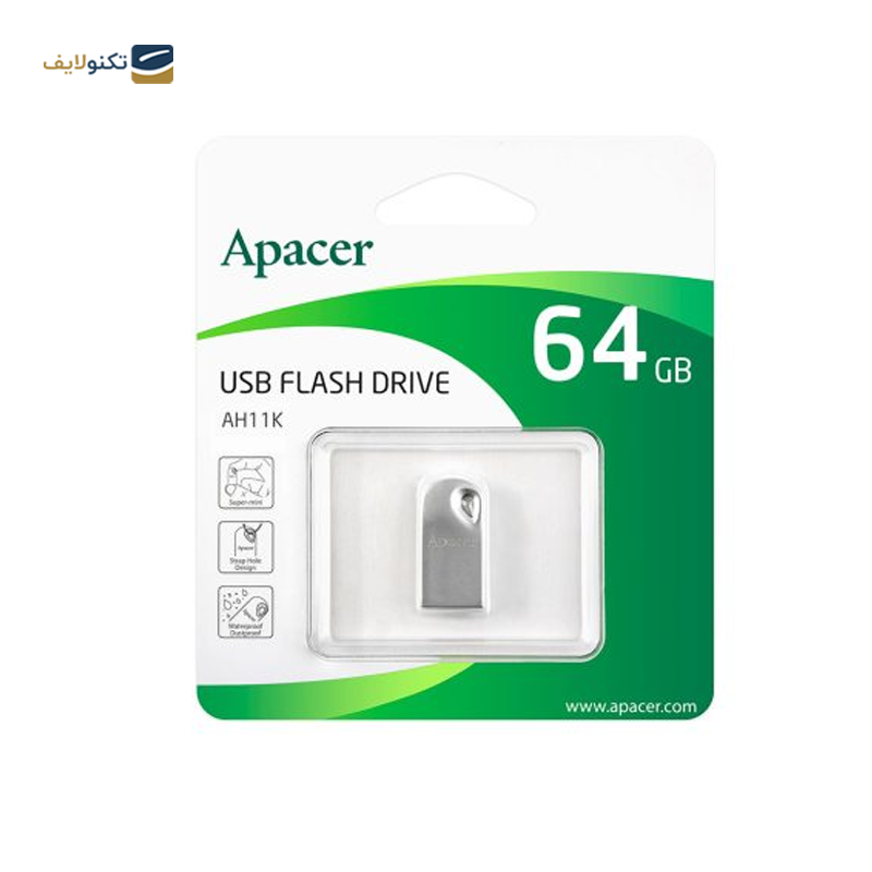 فلش مموری اپیسر مدل AH11K ظرفیت 64 گیگابایت - Apacer AH11K Flash Memory - 64GB