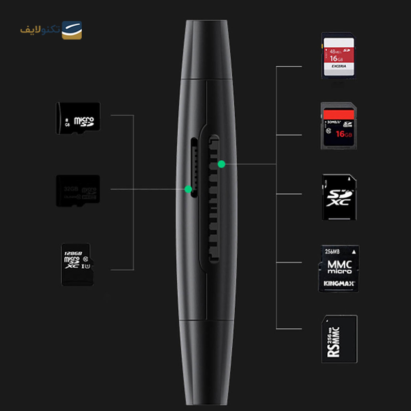 کارت خوان یوگرین مدل CM304 80191 - Ugreen CM304 80191 SD/TF Card Reader