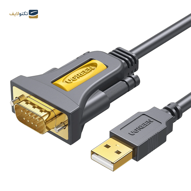 کابل RS232 یوگرین مدل CR104 20222 طول 2 متر - Ugreen CR104 20222 USB to RS232 DB9 Cable 2M