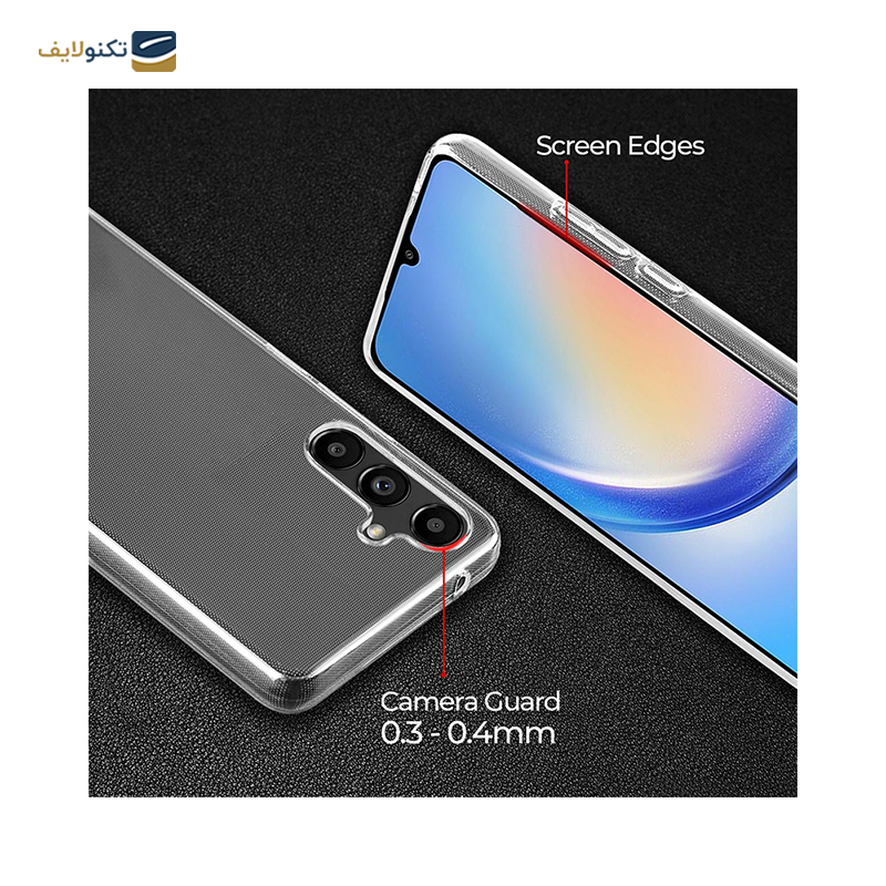 کاور گوشی سامسونگ گلکسی A34 مدل ژله ای شفاف - Galaxy A34 TPU Case