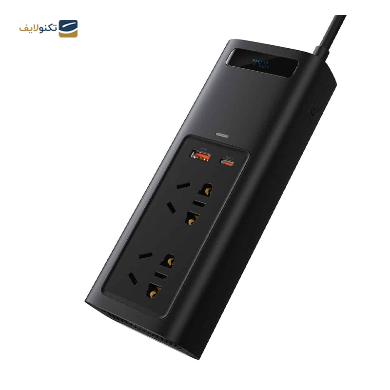 شارژر فندکی باسئوس مدل Power Inverter CRNBQ-A توان 150 وات - Baseus Power Inverter CRNBQ-A Car Charger 150W