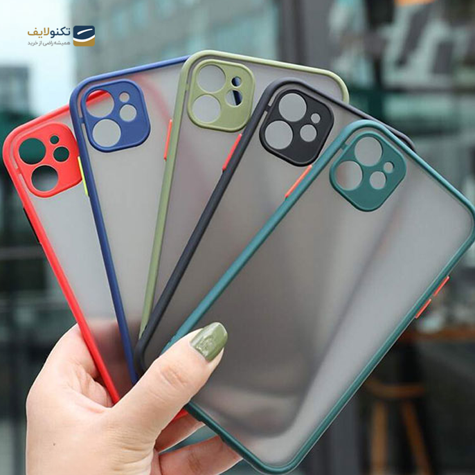 کاور پشت مات محافظ لنزدار مناسب برای گوشی موبایل شیائومی Mi 11 Lite - کاور پشت مات محافظ لنزدار مناسب برای گوشی موبایل شیائومی Mi 11 Lite