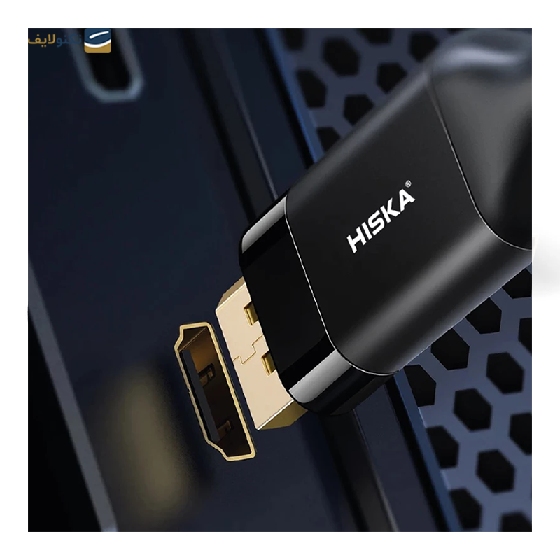 کابل HDMI هیسکا مدل HD-02 طول 2 متر - Hiska HD-02 HDMI Cable 2m