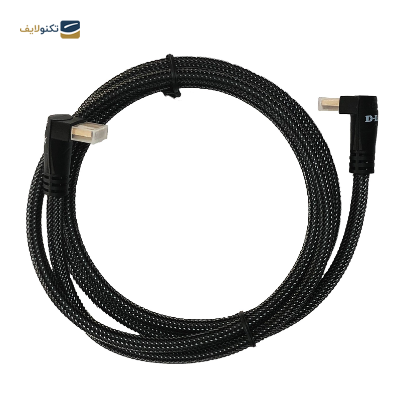 کابل HDMI دی لینک مدل 90 درجه طول 3 متر - D-Link 90 degree HDMI 2.0 to HDMI 2.0 3m cable