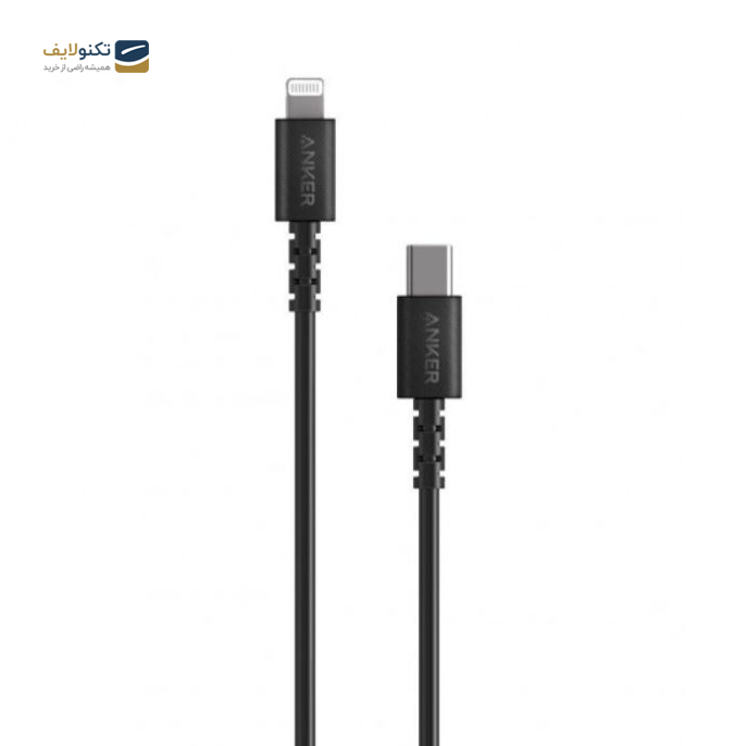  کابل تایپ سی به لایتنینگ انکر مدل A8612 طول 0.9 متر - Anker A8612 USB-C To Lightning Cable 0.9m