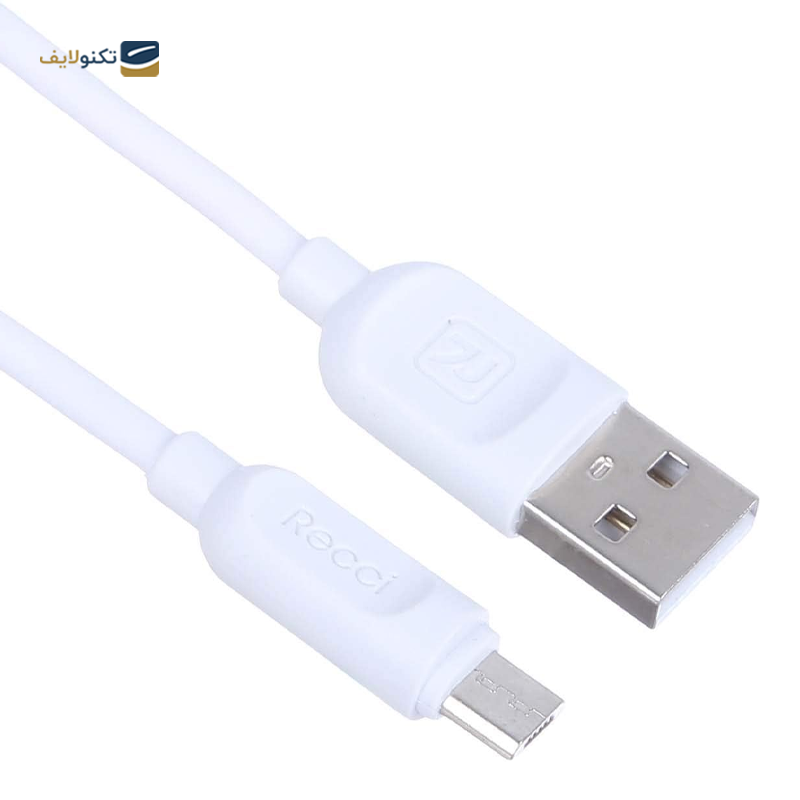 کابل میکرو یو اس بی رسی مدل RCM-P100 طول 1 متر - Recci RCM-P100 USB to microUSB Cable 1m