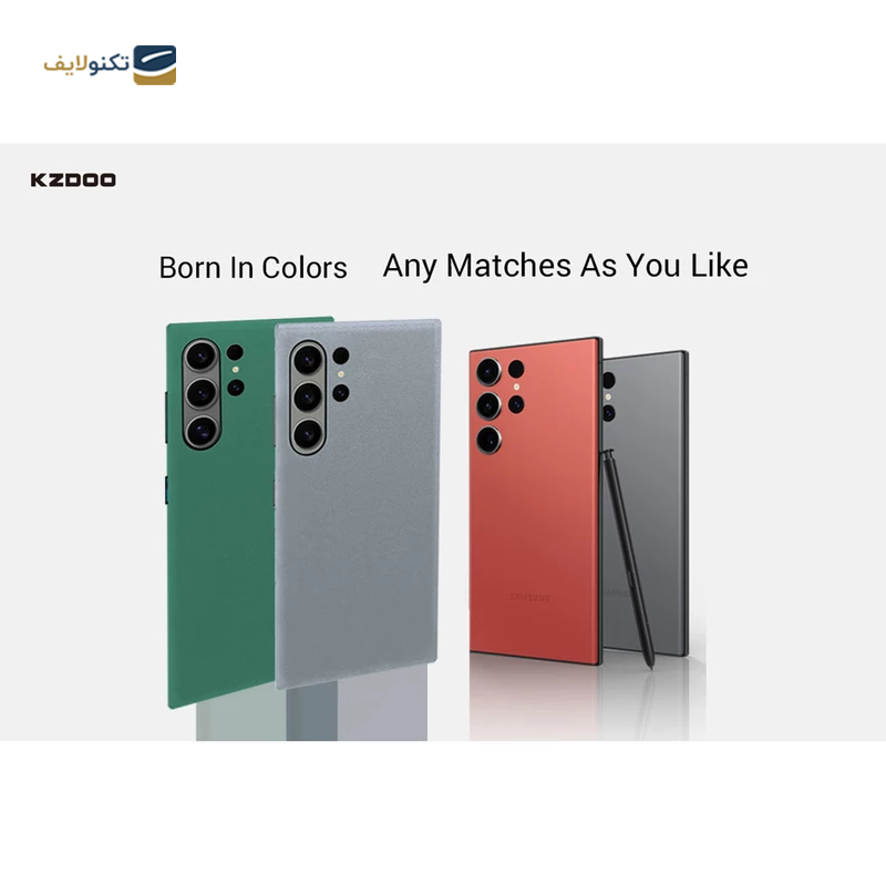 قاب گوشی سامسونگ Galaxy S24 Ultra کی زد دوو مدل Noble Collection - kzdoo Noble Collection Cover For Samsung Galaxy S24 Ultra