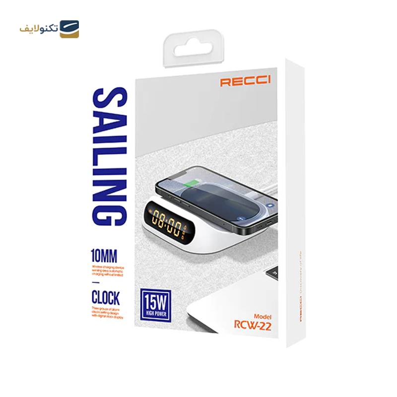 شارژر بی سیم رسی مدل RCW-22 - Recci RCW-22 Wireless Charging