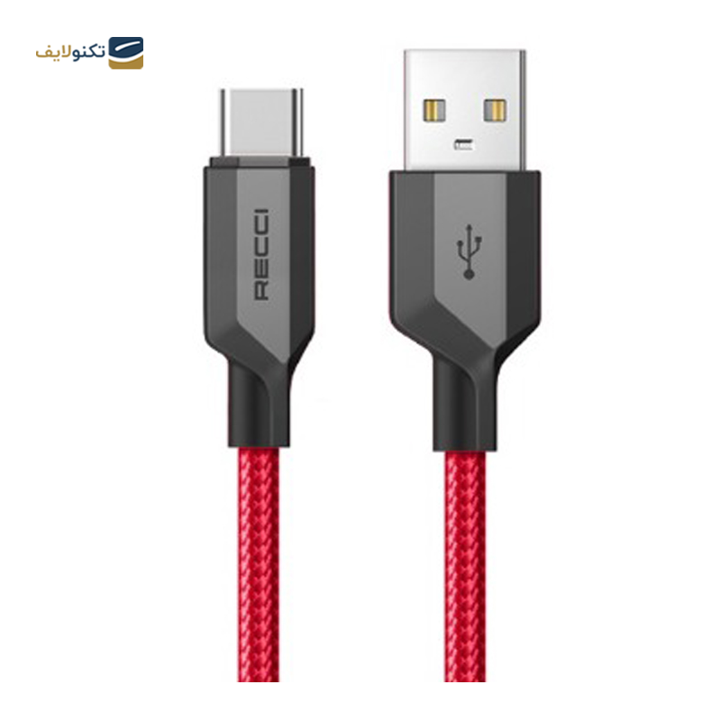 کابل تایپ سی رسی مدل RTC-N22C طول 1 متر - Recci RTC-N22C USB to USB-C Cable 1m