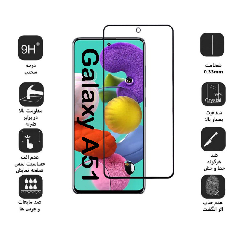 گلس گوشی سامسونگ Galaxy A51 بوف مات مدل Fm33 - Buff Fm33 Galaxy A51 Matte Screen Protector