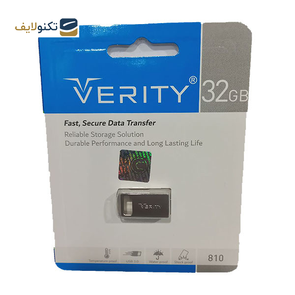 فلش مموری وریتی مدل V810 USB3.0 ظرفیت 32 گیگابایت - Verity V810 USB3.0 Flash Memory - 32GB