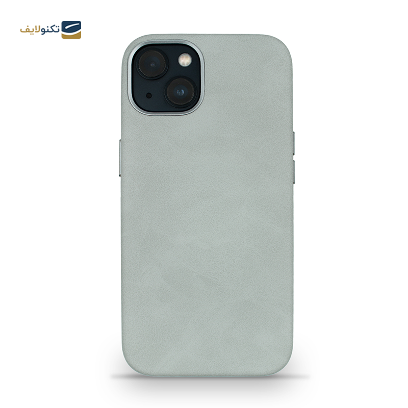 قاب گوشی اپل iPhone 13 مک کوی مدل Enormous چرمی مگ‌ سیف دار - MacCoy Leather MagSafe Enormous Cover For iPhone 13