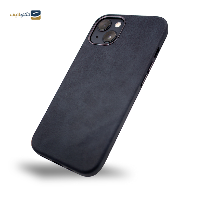 قاب گوشی اپل iPhone 13 مک کوی مدل Enormous چرمی مگ‌ سیف دار - MacCoy Leather MagSafe Enormous Cover For iPhone 13