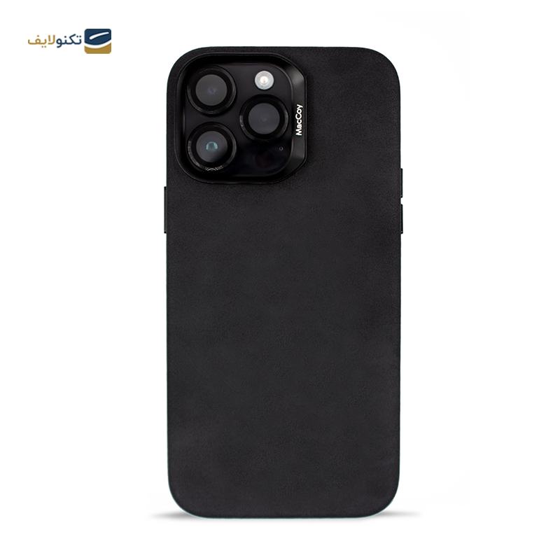 قاب گوشی اپل iPhone 13 Pro Max مک کوی مدل Enormous چرمی مگ‌ سیف دار - MacCoy Leather MagSafe Enormous Cover For iPhone 13 Pro Max