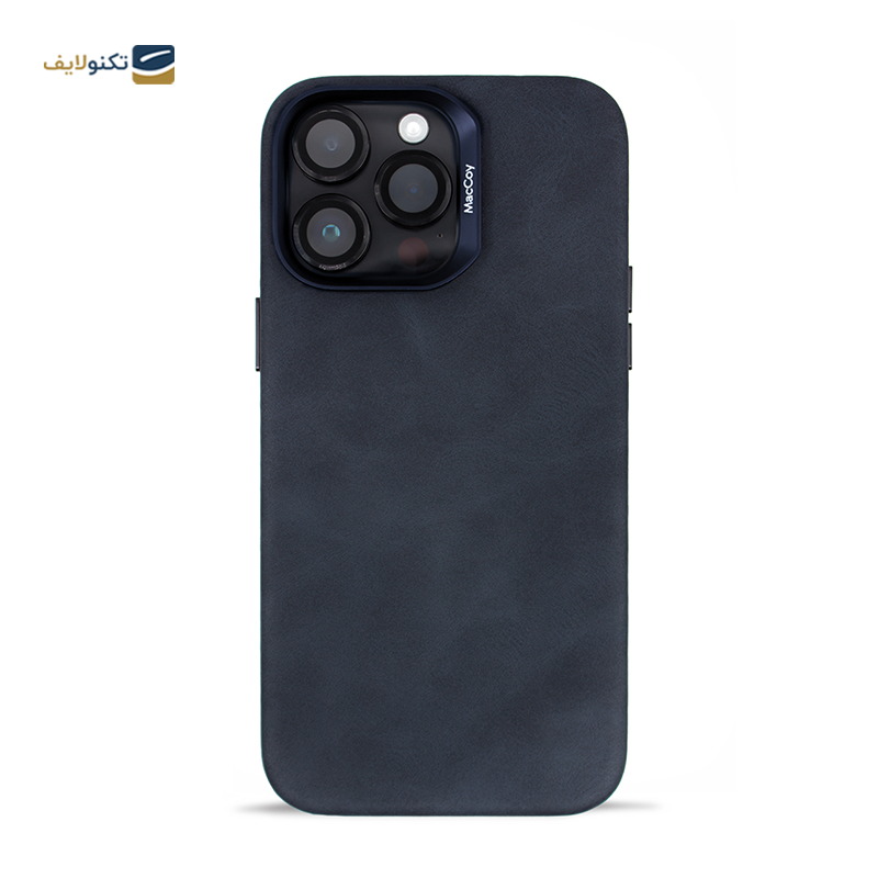 قاب گوشی اپل iPhone 13 Pro Max مک کوی مدل Enormous چرمی مگ‌ سیف دار - MacCoy Leather MagSafe Enormous Cover For iPhone 13 Pro Max