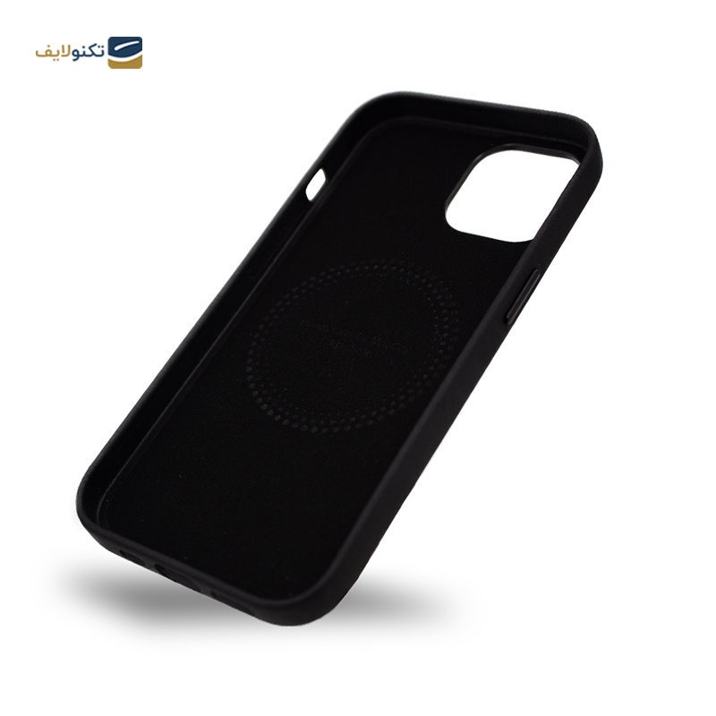 قاب گوشی اپل iPhone 14 مک کوی مدل Enormous چرمی مگ‌ سیف دار - MacCoy Leather MagSafe Enormous Cover For iPhone 14