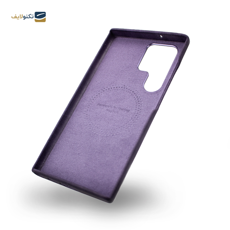 قاب گوشی سامسونگ Galaxy S23 Ultra مک کوی مدل Enormous چرمی مگ‌ سیف دار - MacCoy Leather MagSafe Enormous Cover For Galaxy S23 Ultra