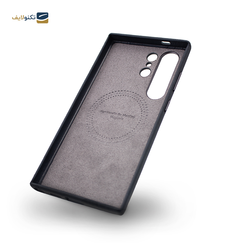قاب گوشی سامسونگ Galaxy S24 Ultra مک کوی مدل Enormous چرمی مگ‌ سیف دار - MacCoy Leather MagSafe Enormous Cover For Galaxy S24 Ultra