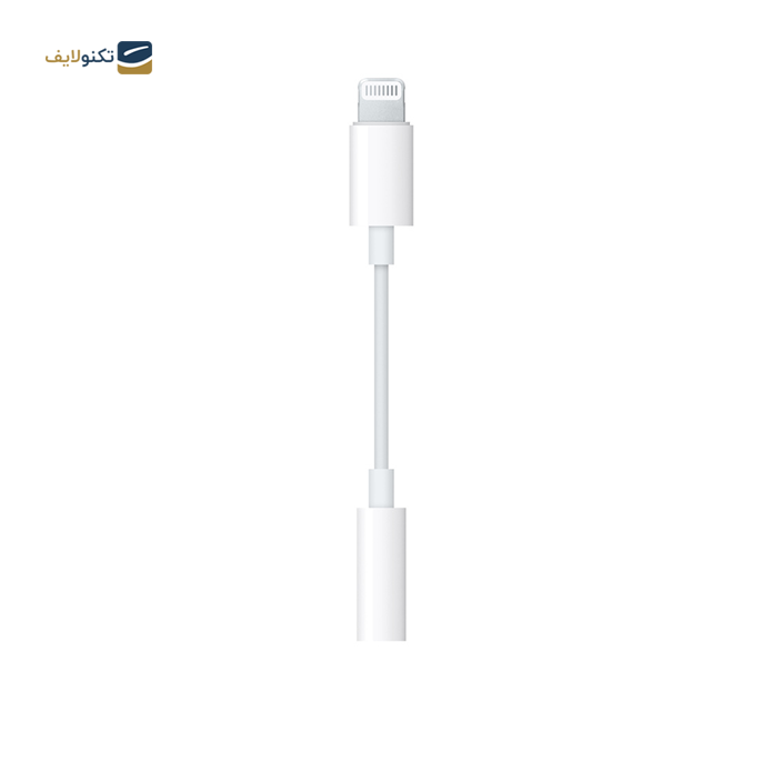 مبدل لایتنینگ به جک 3.5 میلی متری هدفون اپل طول 0.1 متر	 - Apple Lightning To 3.5mm Headphone Jack Adapter
