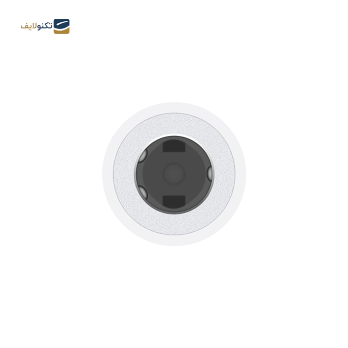 مبدل لایتنینگ به جک 3.5 میلی متری هدفون اپل طول 0.1 متر	 - Apple Lightning To 3.5mm Headphone Jack Adapter