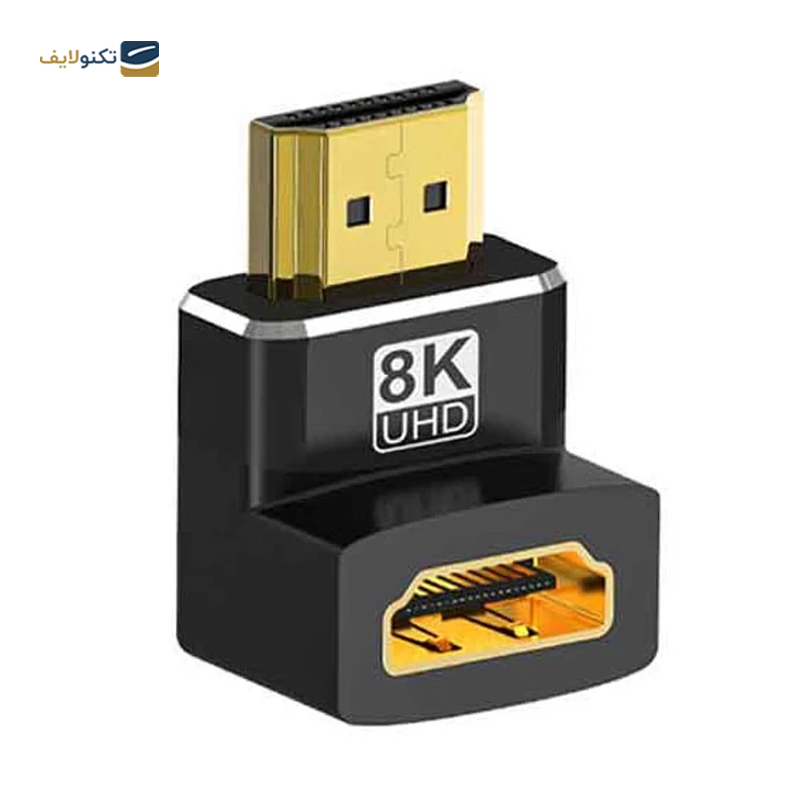 تبدیل HDMI مادگی به نری کوتتسی مدل 87604 L-Type زاویه 90 درجه - Coteetci 87604 L-Type Converter Female To male 90 Degrees