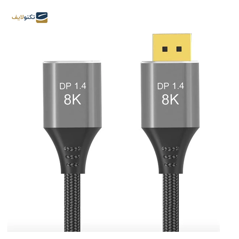 کابل افزایش طول Display Port کوتتسی مدل 87412 طول 1 متر - Coteetci 87412 - 8K Extender Cable