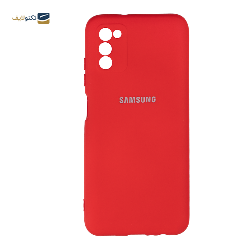 کاور سیلیکونی محافظ لنزدار مناسب برای گوشی سامسونگ Galaxy A03S - Silicone Cover For Samsung Galaxy A03S