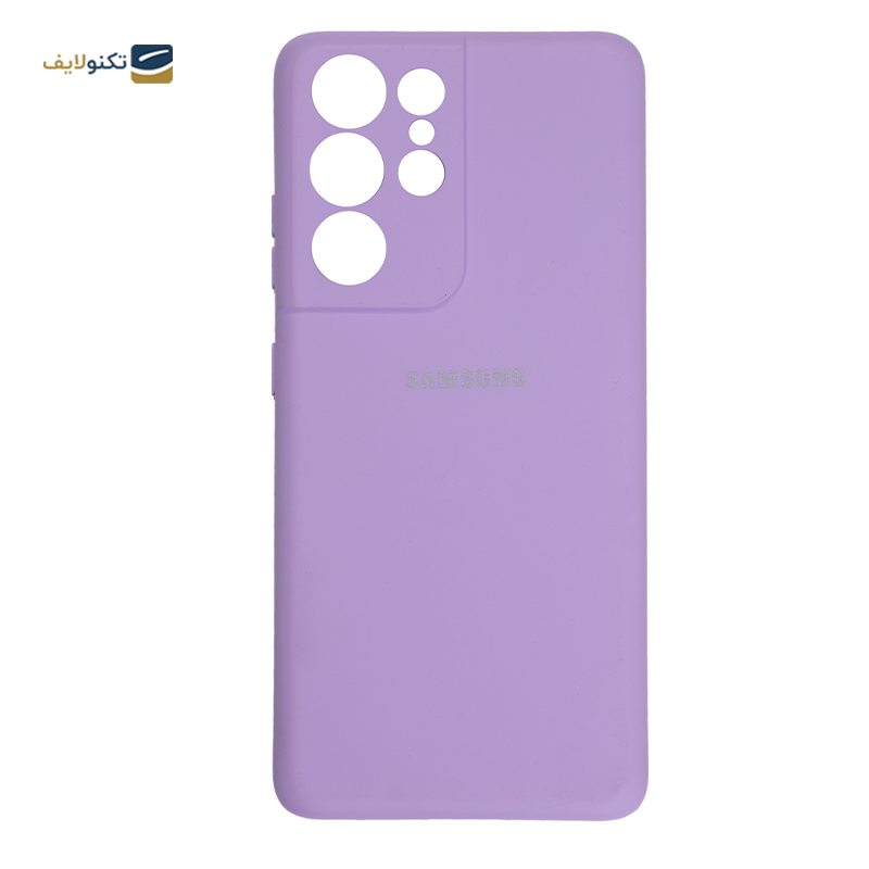 کاور سیلیکونی محافظ لنزدار مناسب برای گوشی موبایل سامسونگ Galaxy S21 Ultra - Silicone Case For Samsung Galaxy S21 ultra