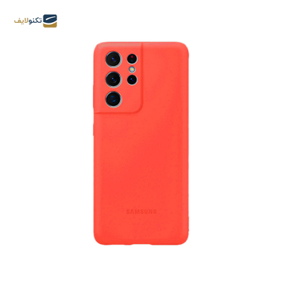 کاور سیلیکونی محافظ لنزدار مناسب برای گوشی موبایل سامسونگ Galaxy S21 Ultra - Silicone Case For Samsung Galaxy S21 ultra