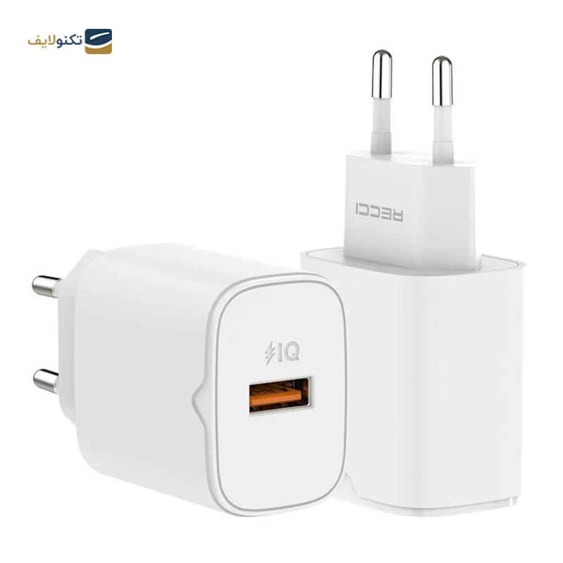 شارژر دیواری رسی مدل RC51E توان 18 وات - Recci RC51 Wall Charger 18W