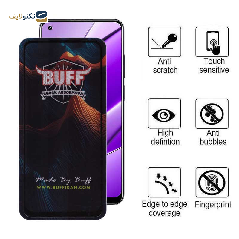 محافظ صفحه نمایش بوف مدل Mountain مناسب برای گوشی موبایل ریلمی 11 4G/10/9 Pro Plus/9/8 Pro/8/X7/X7 india/X7 Pro/V15 5G/Q2 Pro/Narzo 50 Pro - Buff Mountain Glass Screen Protector For Realme 11 4G/10/9 Pro Plus/9/8 Pro/8/X7/X7 india/X7 Pro/V15 5G/Q2 Pro/Narzo 50 Pro