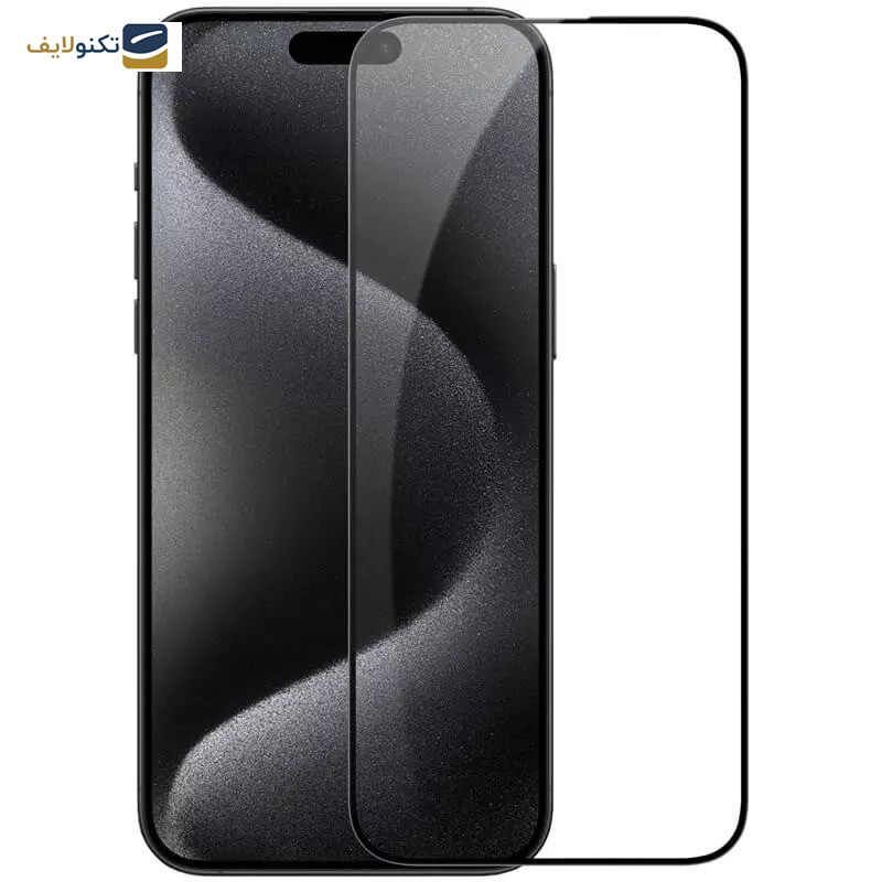 محافظ صفحه نمایش بوف مدل 5D Buffer-G مناسب برای گوشی موبایل اپل iPhone 15 Pro - Buff 5D Buffer-G Glass Screen Protector For Apple iPhone 15 Pro
