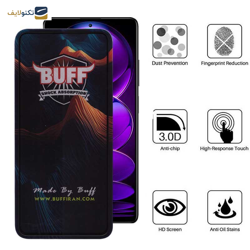 محافظ صفحه نمایش بوف مدل Mountain مناسب برای گوشی موبایل شیائومی Redmi Note 12 Explorer/Note 12 Discovery/Note 12 Pro Speed/Note 12R Pro/Note 12 Turbo - Buff Mountain Glass Screen Protector For Xiaomi Redmi Note 12 Pro Plus/Note 12 Pro 4G/5G/Note 12 4G/Note 12 5G/Note 12 China
