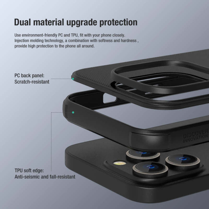 کاور گوشی اپل iPhone 14 pro max نیلکین مدل frosted shield pro - Nillkin  frosted shield pro iPhone 14 pro max