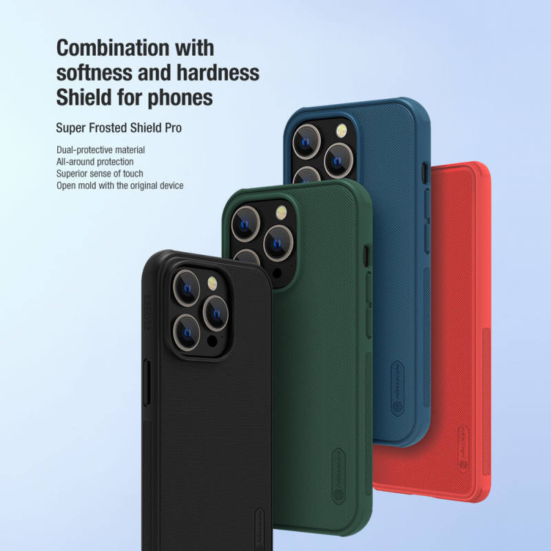 کاور گوشی اپل iPhone 14 pro max نیلکین مدل frosted shield pro - Nillkin  frosted shield pro iPhone 14 pro max