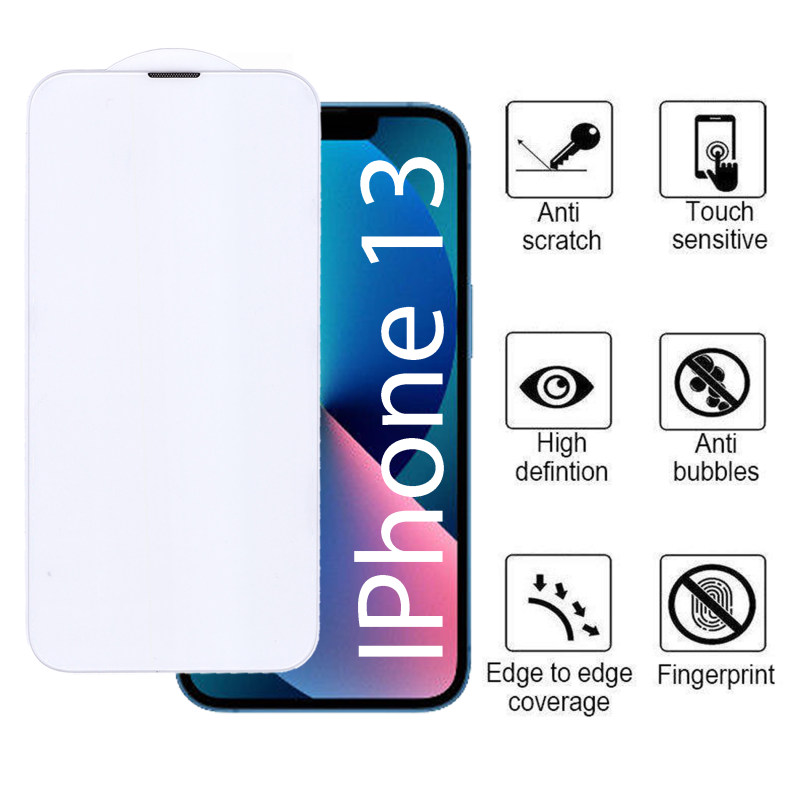 گلس گوشی اپل iPhone 13 بوف 5D مدل FP33 - Buff FP33 iPhone 13 ceramic 5D Screen Protector