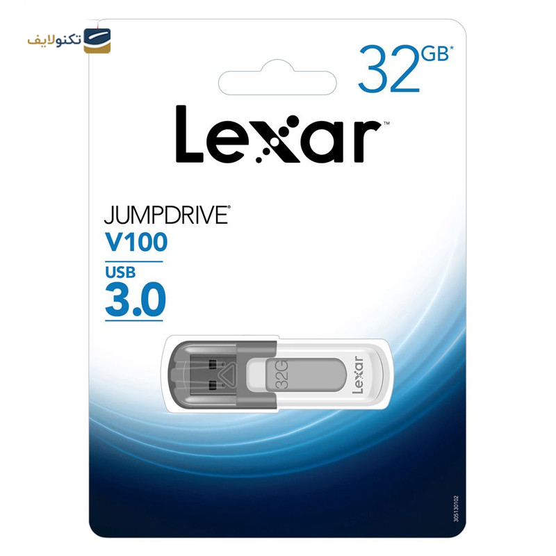 فلش مموری لکسار مدل JumpDrive V100 ظرفیت 32 گیگابایت - LexarJumpDrive V100 Flash memory- 32GB