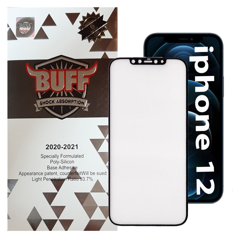 گلس گوشی اپل iPhone 12 سرامیکی بوف مدل CFM9 - Buff CFM9 iPhone 12 Screen Protector