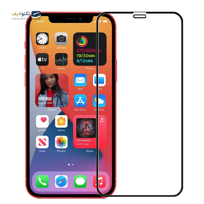 محافظ صفحه نمایش شیشه ای مناسب برای گوشی اپل iPhone 12 - Full Glass Screen for iPhone 12