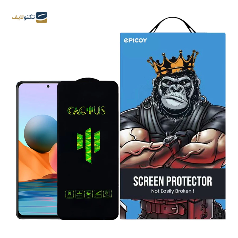 گلس گوشی شیائومی Redmi Note 10 Pro اپیکوی مدل Cactus - Epicoy Cactus Xiaomi Redmi Note 10 Pro Screen Protector