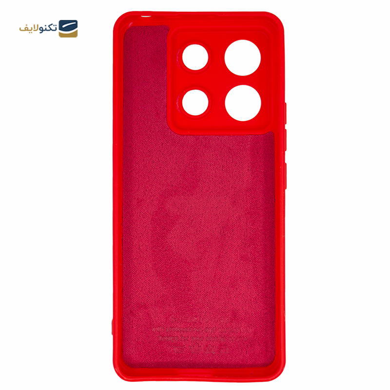 قاب گوشی پوکو X6 مدل سیلیکونی محافظ لنزدار - Silicone Cover For Poco X6 5G