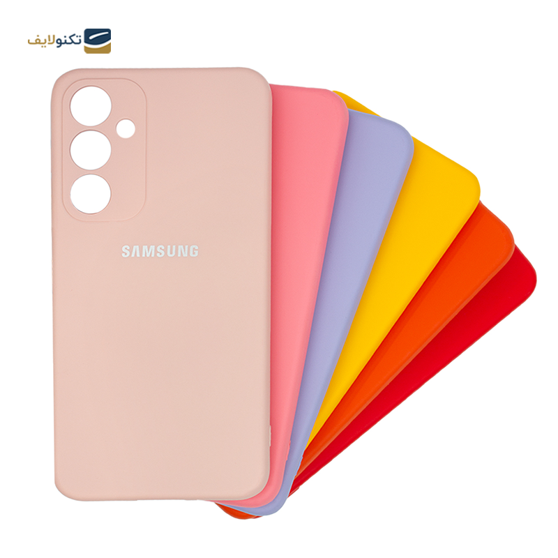 قاب گوشی سامسونگ Galaxy A55 مدل سیلیکونی محافظ لنزدار - Silicone Cover For Samsung Galaxy A55