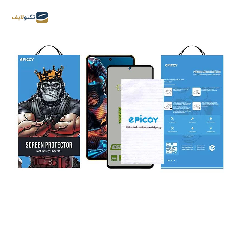 گلس حریم شخصی گوشی شیائومی Poco X4 Pro 5G اپیکوی مدل Cactus-ESD-Privacy - Epicoy Cactus-ESD-Privacy Xiaomi Poco X4 Pro 5G Screen Protector